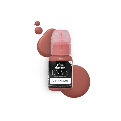 Pigmentos profesionales para labios de Tina Davies Envy & Lust - Maquillaje labial permanente - Colores que cicatrizan fieles al tono - Alta Canela