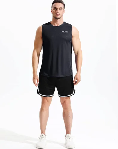 Miniatura 6 de NELEUS Camiseta sin mangas Dry Fit para hombre