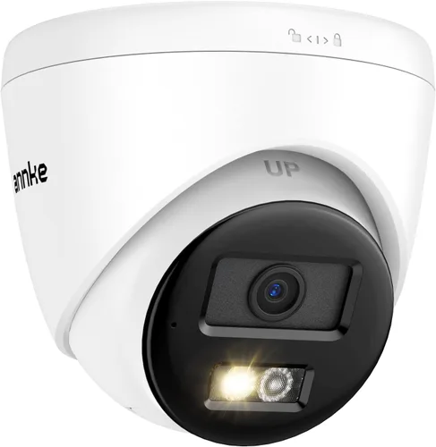 Miniatura 11 de ANNKE Cámara PoE de 3 MP con audio/micrófono, cámara de seguridad IP de torreta para interiores y exteriores, visión nocturna en color, detección