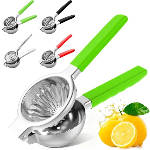 Miniatura 11 de Lemon Squeezer Large, Lemon Squeezer Juicer Stainless Steel, Heavy Duty Manual Citrus Juicer Hand Press, Kitchen Tools Lime Squeezer Bar Tool, Easy