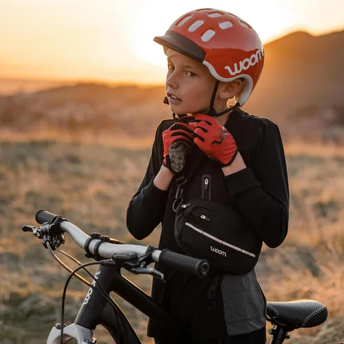 Miniatura 5 de woom TENS - Guantes de bicicleta para niños y jóvenes, protección completa con agarre para ciclismo de carretera y ciclismo de montaña