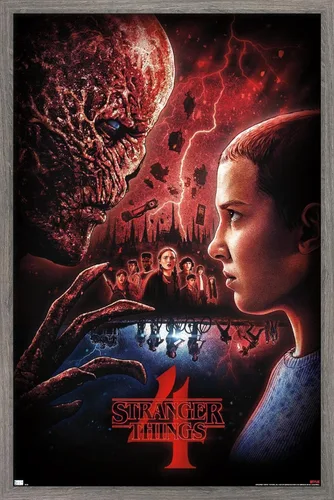 Miniatura 11 de Trends International Netflix Stranger Things: Season 4 - Póster de pared de una hoja, 34 pulgadas de largo x 22.4 pulgadas, versión enmarcada