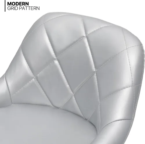 Miniatura 4 de MoNiBloom Taburete para encimera de cocina, Taburetes de bar giratorios ajustables en altura, Taburetes de barra de mostrador de cocina de cuero PU