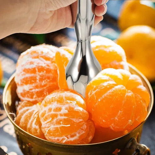 Miniatura 7 de Cabilock Exprimidor manual de cítricos de acero inoxidable Exprimidor de mano de limón naranja fruta prensa exprimidor herramienta de cocina