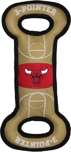 Miniatura 24 de Pets First NBA Atlanta Hawks Field Toy - Juguete de nailon resistente para mascotas con costuras de doble ribete y chirriador interior, talla única