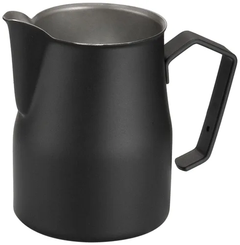 Miniatura 3 de Metallurgica Motta 800798603 Motta - Jarra espumadora de acero inoxidable con revestimiento negro, 25.4 onzas líquidas, Floz
