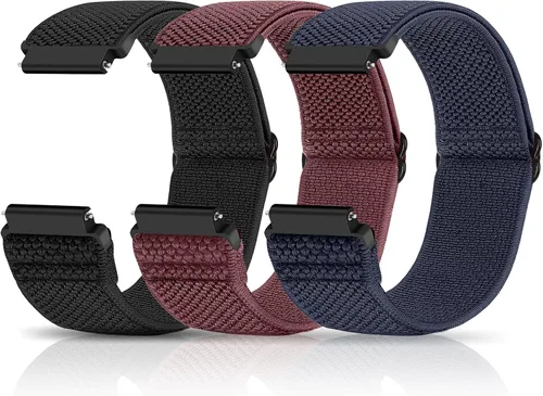 Compatible con correas de reloj de 0.630 in, 0.709 in, 0.748 in, 0.787 in, 0.866 in, correa de repuesto de liberación rápida, correas elásticas