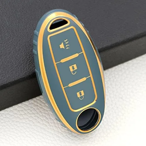 Miniatura 13 de TPU Car Remote Key Case Cover Shell, for Nissan Qashqai J10J11 X-Trail T31T32 Kicks Tiida Pathfinder Murano Note Juke for Infiniti B-green Only Case