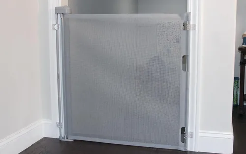 Miniatura 7 de Puerta retráctil bebé seguridad Retract-A-Gate, Negro