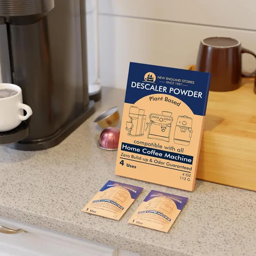 Miniatura 6 de Solución de polvo descalcificante (4 usos) elimina la incrustación y la acumulación, cafeteras automáticas y descalcificadoras de café expreso