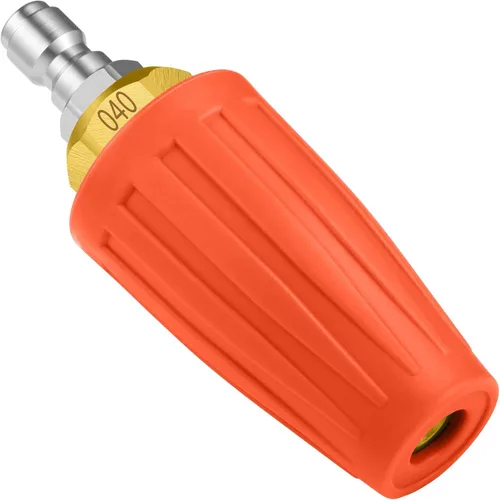 Miniatura 8 de Boquilla Turbo Lavadora a Presión 4000 PSI Máxima Boquilla de Lavadora a Presión Giratoria con Puntas de 1/4" de Conexión Rápida para Limpieza