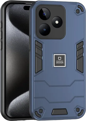 Miniatura 367 de Funda compatible con Huawei Y9 Prime (2019), compatible con Huawei Y9 Prime (2019) 4G STK-L21 2 en 1 [PC duro + TPU], funda de teléfono azul