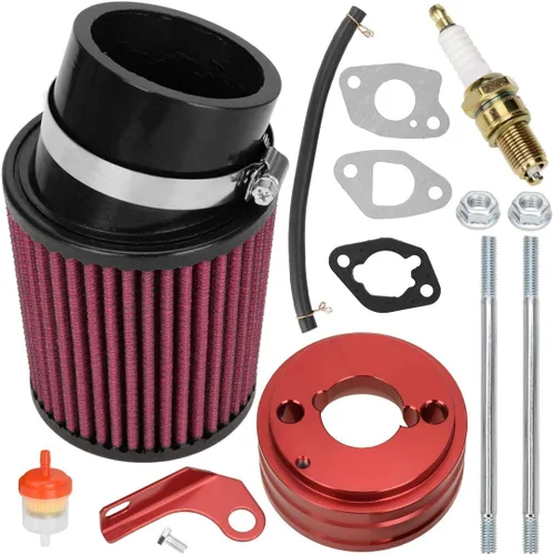 FVRITO - Kit de adaptador de filtro de aire mejorado para Predator 212cc 196cc Coleman CT200U BT200X KT196 6.5Hp Motor Clon Mini Bike Go Kart Piezas