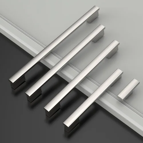 Miniatura 2 de Paquete de 12 tiradores para gabinete de 4 pulgadas (102mm) de níquel satinado cepillado, accesorios para gabinetes de cocina, cajones, cómodas