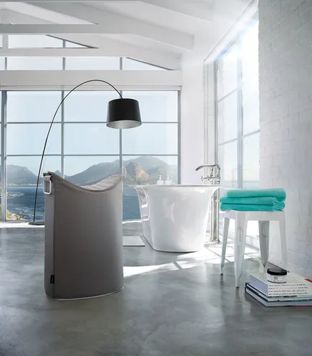 Miniatura 2 de blomus 65386 - Contenedor de lavandería, color gris pardo