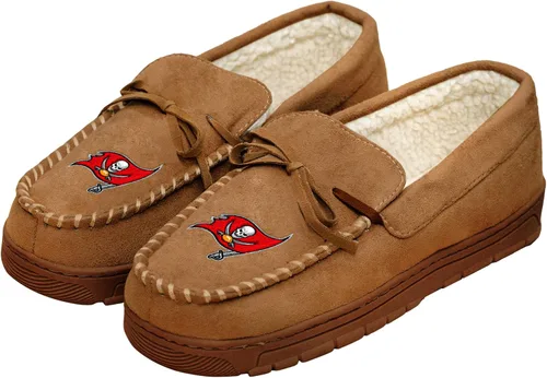 Miniatura 66 de FOCO Mens NFL Team Logo Moccasin Slippers Beige