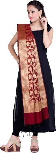 Miniatura 2 de Chandrakala Banarasi Dupatta para mujer, chal bufanda envolvente Chunni, (D267)