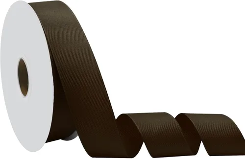 Miniatura 96 de Cinta blanca de grogrén de 1-1/2 pulgadas x 50 yardas para envolver regalos, muy adecuada para decoración de bodas, ramos, manualidades, costura