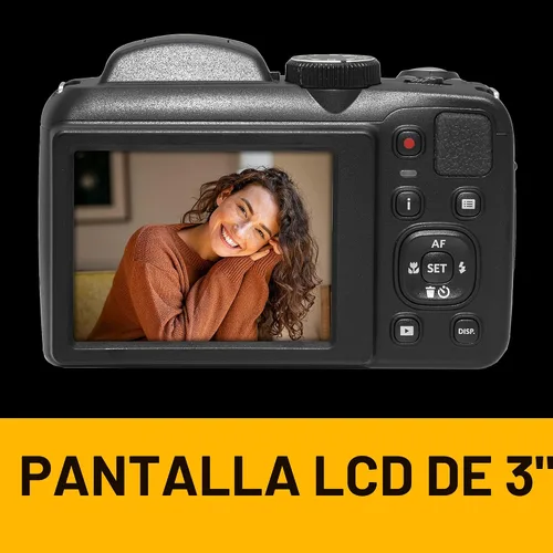 Miniatura 5 de Cámara digital KODAK PIXPRO AZ255-BK 16 MP Zoom óptico de 25x Lente gran angular de 24 mm Estabilización óptica de imagen Video Full HD 1080P de 3
