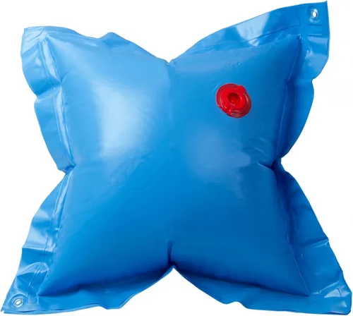 Miniatura 8 de Buffalo Blizzard - Cojín de aire de 4 pies por 4 pies de largo, hecho de material de vinilo resistente de grosor 18 azul Cojín inflable