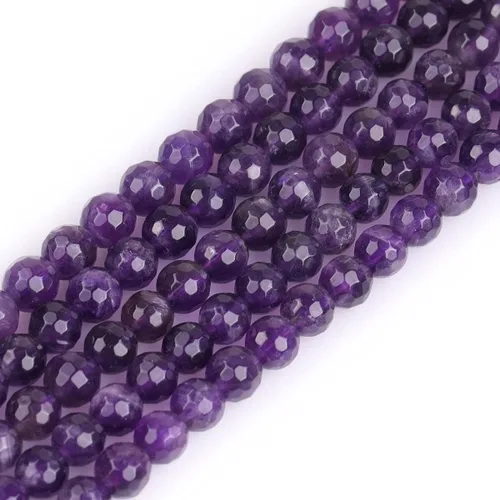 Miniatura 65 de GEM-Inside - Cuentas sueltas de cornalina roja naranja facetada de 0.236 pulgadas (0.236 in), cuentas de energía natural para hacer joyas, redondas
