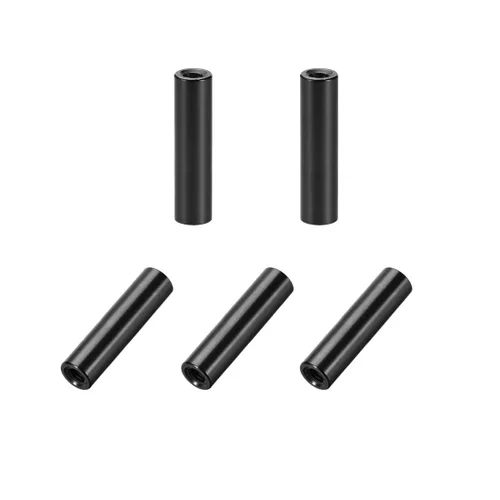 uxcell 5 unids M3x20mm redondo aluminio Standoff columna espaciador hembra negro para Drone FPV Quadcopter Racing RC multirotors piezas DIY