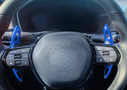 Miniatura 3 de iJDMTOY JDM Style Sports - Extensión de paletas de cambio de aluminio azul más grande compatible con Honda Civic 2022 en adelante, Accord 2023+
