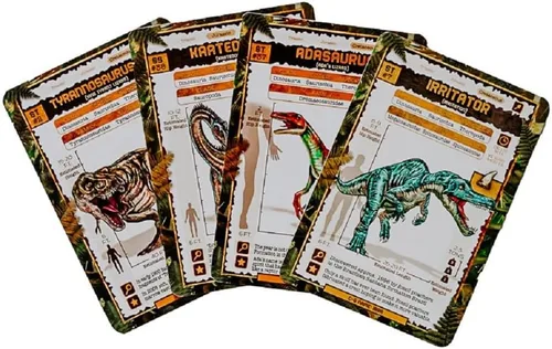 Miniatura 2 de CLADE-GRAVIM® Dinosaur Top of The Clade Bone Wars Booster Box Coleccionista Tarjetas de intercambio educativas 20 CGTC incluyendo 1 raro para niños