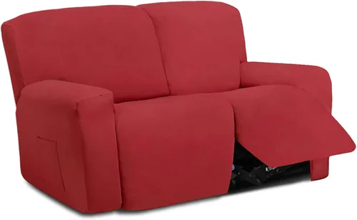 Miniatura 88 de Easy-Going - Funda elástica de microfibra para sofá reclinable seccional, suave vellón ajustable a tu sofá de 2 cuerpos, lavable, protege tus