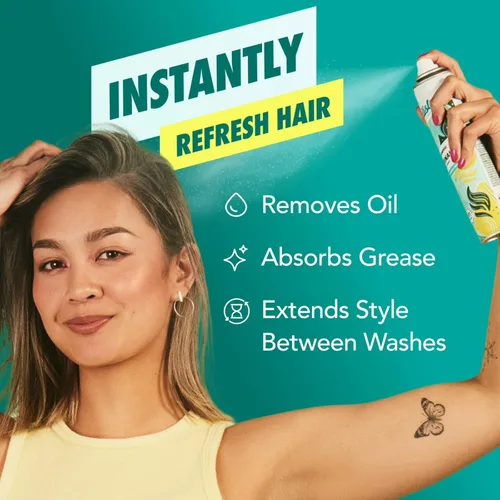 Miniatura 4 de Batiste Champú seco original, absorbe aceite y grasa, aroma limpio clásico, 3.81 onzas