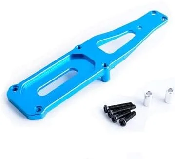 Miniatura 5 de Aluminio Shock Turm 0008 F & uuml; R WTY 12428 12423 1/12 Skala RC car Crawler Lkw Short Course Upgrade Teile Ersatz Zubehör 1 - (Color: gris claro)