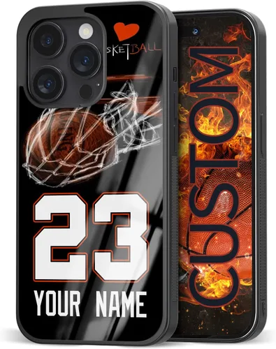 Miniatura 7 de Fundas de teléfono de baloncesto personalizadas para iPhone 6 7 8 11 12 13 14 15 16 17 Pro Max Plus Mini X para Samsung A03 A13 A14 A16 A17 A51 A52