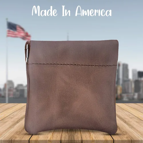 Miniatura 12 de Monedero clásico a presión, de cuero, para hombre de Nabobb, negro