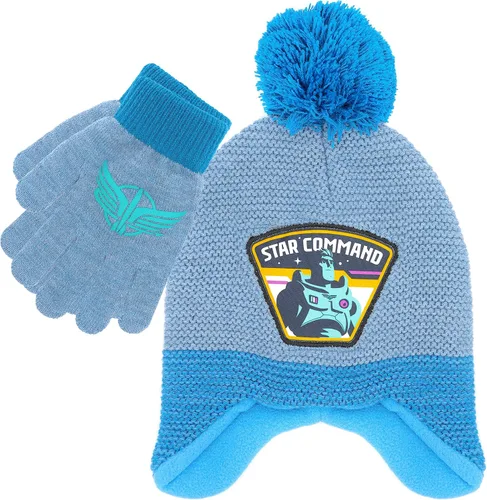Toy Story - Bufanda de invierno y guantes de nieve para niños y niñas, juego de 3 piezas, lindo y cálido para exteriores, incluye caja de regalo