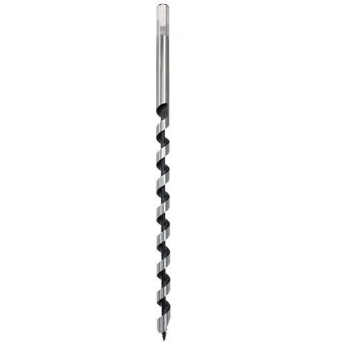Miniatura 2 de Broca de taladro para madera de 1/2 pulgada de diámetro, broca de taladro de barco de 12 pulgadas de largo para madera suave y dura, broca
