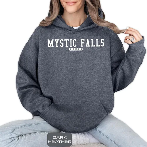 Miniatura 3 de Camiseta Mystic Falls Virginia, estilo vintage universitario, camiseta inspirada en la televisión, regalo para mujeres y hombres