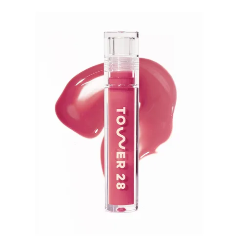 Miniatura 13 de Tower 28 ShineOn Jalea de Labios Lechosa, ALMOND, No Pegajosa, Brillo Labial Vegano Hidratante en Chocolate Lechoso, Aceite de Semilla