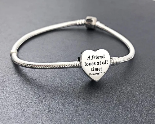 Miniatura 5 de MUERDOU Dije de corazón, pulsera cristiana con versículo bíblico para oración, fe, religiosa, regalos para mujeres