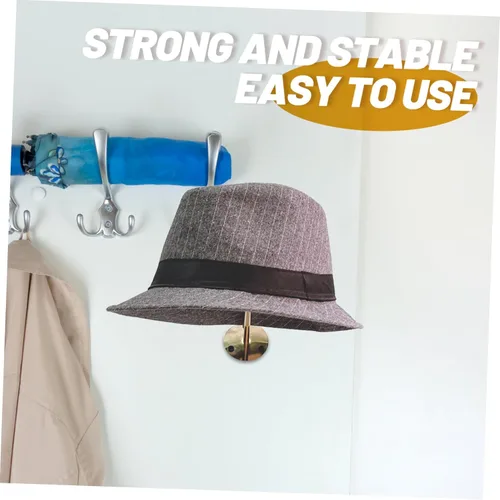 Miniatura 2 de Amosfun 4 unids sombrero Rack Cap para hombres sombreros para hombres Perchero de madera perchero sombrero estante de exhibición sombrero estante