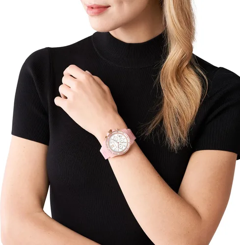 Miniatura 4 de Michael Kors Everest - Reloj de cuarzo con cronógrafo de acero inoxidable