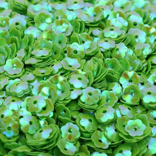 Miniatura 13 de 4000 piezas de lentejuelas sueltas a granel de 6 mm, lentejuelas iridiscentes redondas, lentejuelas para bordado, lentejuelas para manualidades