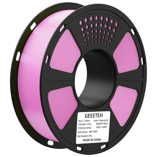 Miniatura 11 de GEEETECH Filamento PLA de color dorado sedoso de 0.069 libras, filamento de seda brillante para impresora 3D, carrete de 2.2 libras, precisión