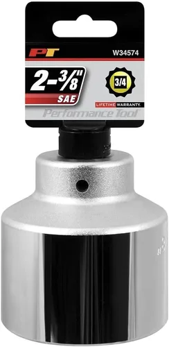 Miniatura 10 de Performance Tool W34855 - Llave de vaso estándar de 12 cantos de 3/4" 55mm