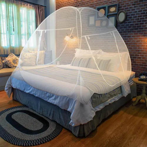 MEKKAPRO Carpa con Mosquitera – Gran envolvente de carpa de malla plegable de 80" x 71" x 63", diseño desplegable portátil, pantalla de agujeros