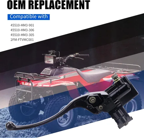 Miniatura 6 de Depósito de cilindro maestro de freno de repuesto de 7/8 pulgadas para Honda TRX TRX250 TRX300 350 400 450 Rincon CBR 750 Foreman 400 Rancher 400