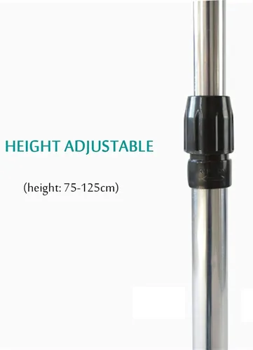 Miniatura 8 de Soporte para letrero de pie con pedestal ajustable de 11 x 17 pulgadas, marco abierto de aluminio a presión para letrero de visión vertical