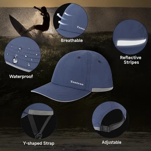 Miniatura 3 de Tontron Wasumer - Gorra para deportes acuáticos Gorra de kayak Gorra de rafting Sombrero de surf Casco de perfil bajo