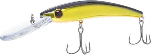 Bill Lewis Señuelo de pesca sin labios, realista, de arrastre preciso para lucioperca dorado (Gold Tennessee Shad)