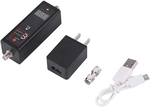 Miniatura 2 de Medidor de energía y SWR de mano,100W Mini Digital VHF UHF SMA Hembra Potencia y SWR Medidor,Medidor de walkietalkie de mano, Medidor SWR