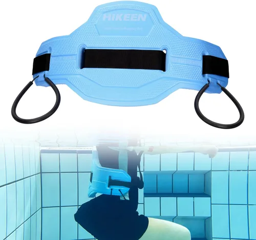 Miniatura 8 de Cinturón flotante para natación, aeróbicos acuáticos con correas de fijación, cinturón de flotación para piscina, fitness y terapia de entrenamiento